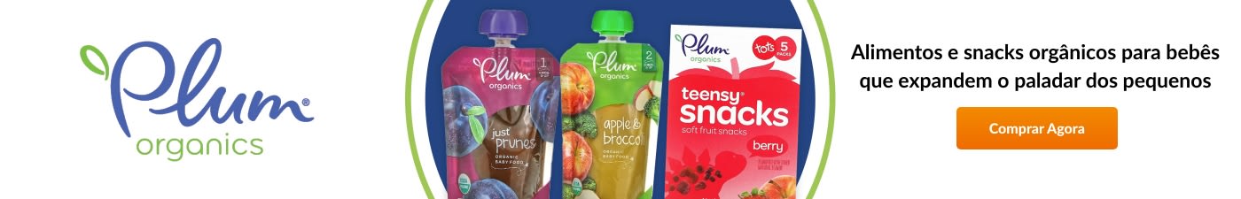 Alimentos e snacks orgânicos para bebês que expandem o paladar dos pequenos