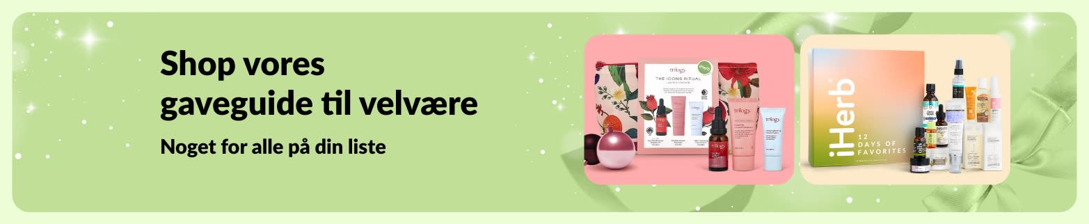 iHerb Gaveguide til velvære med nøje udvalgte gavesæt til selvpleje og skønhed, perfekt til alle på din liste.