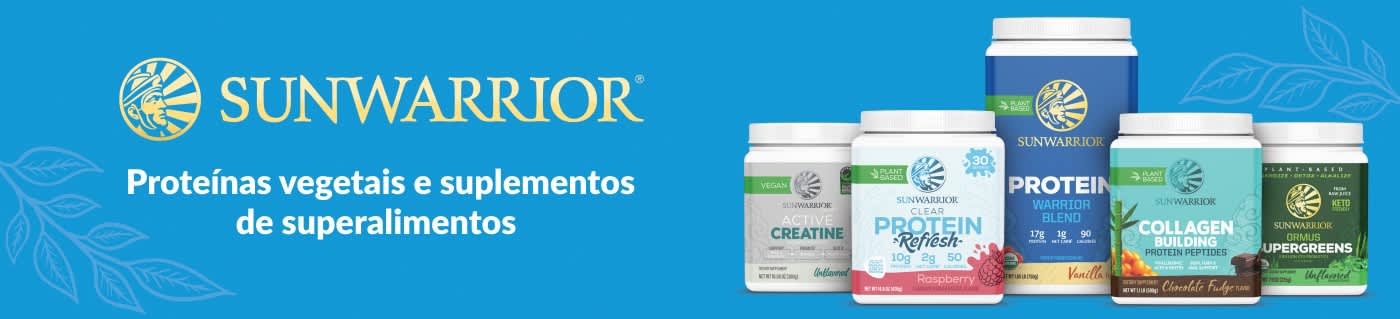 Compre proteínas vegetais e suplementos de superalimentos da Sunwarrior.