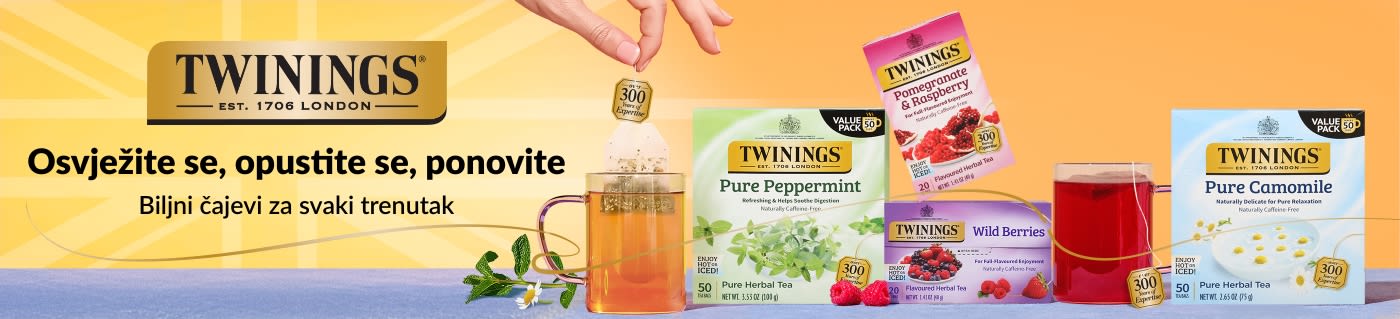 Twinings – Biljni čajevi za svaki trenutak.