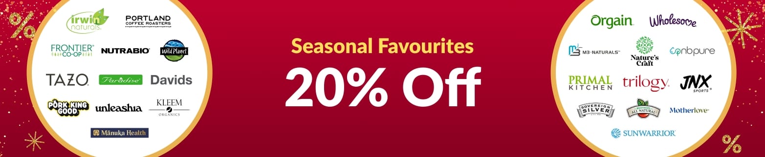 20% OFF SEASONAL FAVOURITES