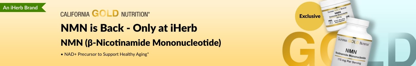 NMN (β-Nicotinamide Mononucleotide) is Back - Only at iHerb!