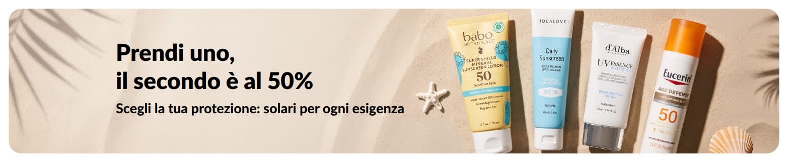 Banner iHerb promozionale che comunica la promozione 