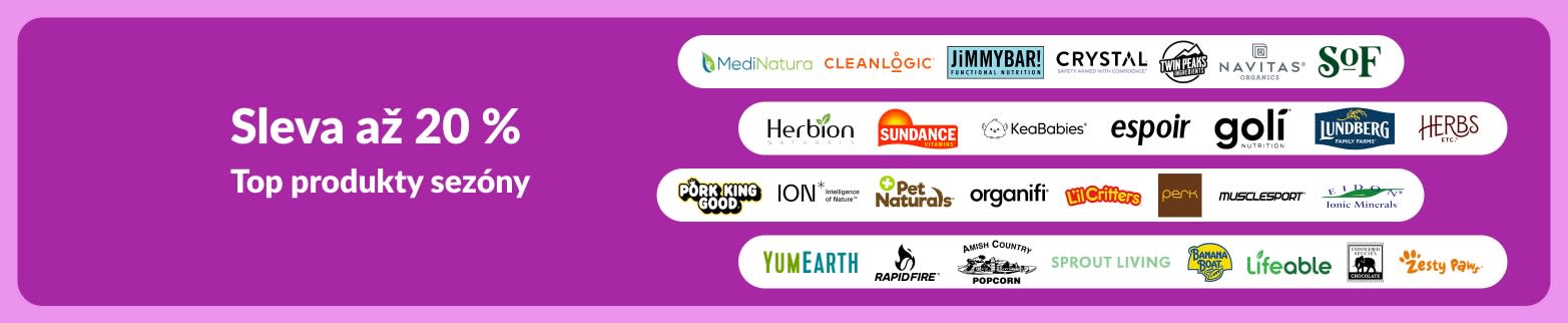 Využijte až 20% slevu na nejžhavější značky sezóny.