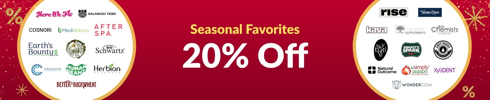 20% OFF SEASONAL FAVORITES