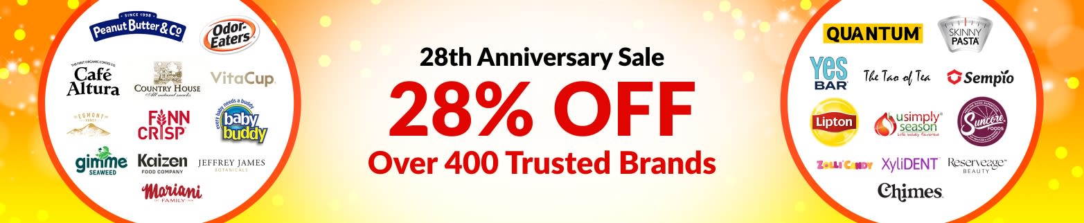 28% OFF OUR TRUSTED BRANDS