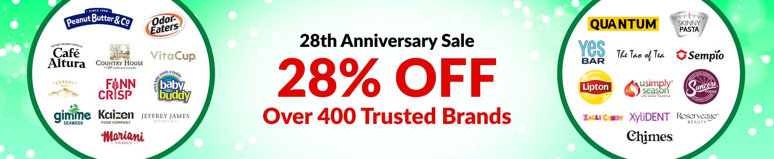 28% OFF OUR TRUSTED BRANDS