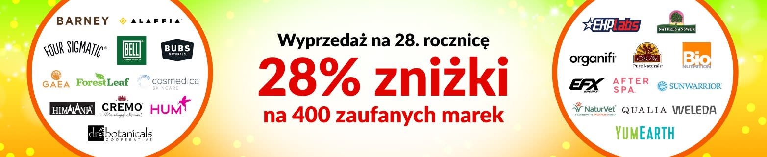 28% ZNIŻKI NA NASZE ZAUFANE MARKI