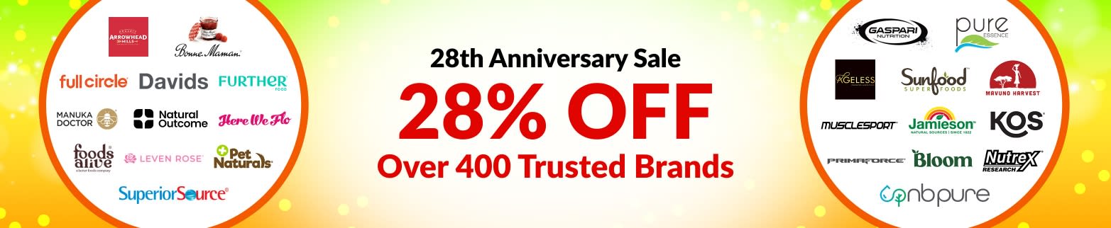 28% OFF OUR TRUSTED BRANDS