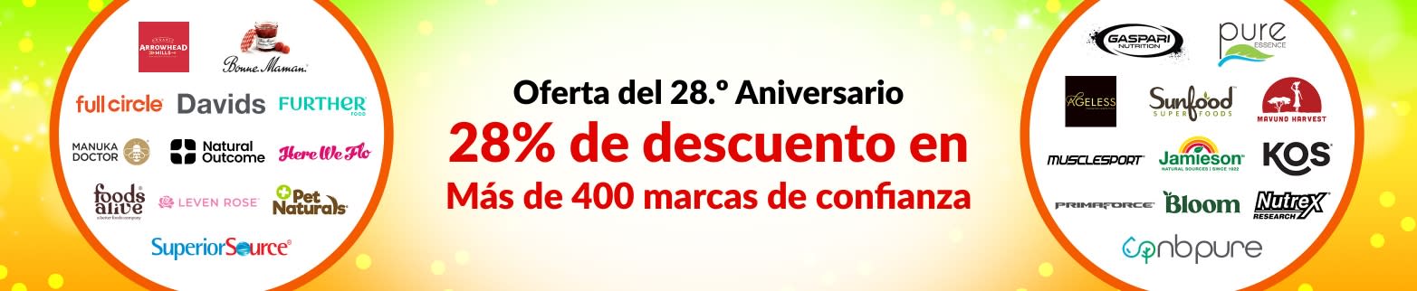 28% DE DESCUENTO EN NUESTRAS MARCAS DE CONFIANZA