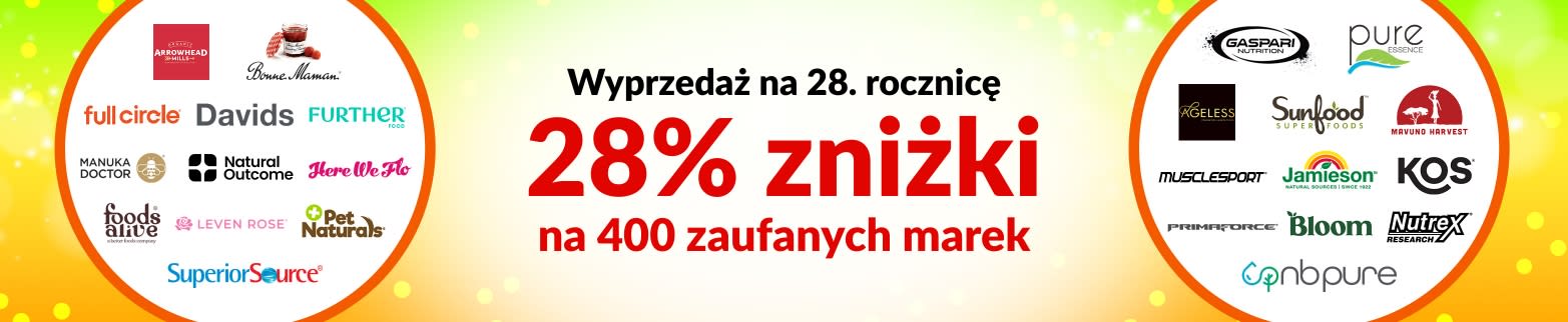 28% ZNIŻKI NA NASZE ZAUFANE MARKI