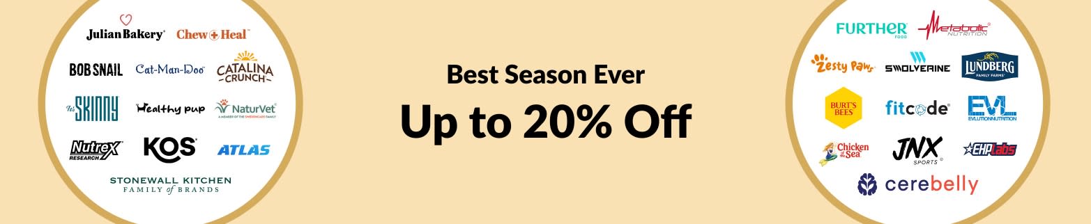 Up to 20% Off Best Season Ever