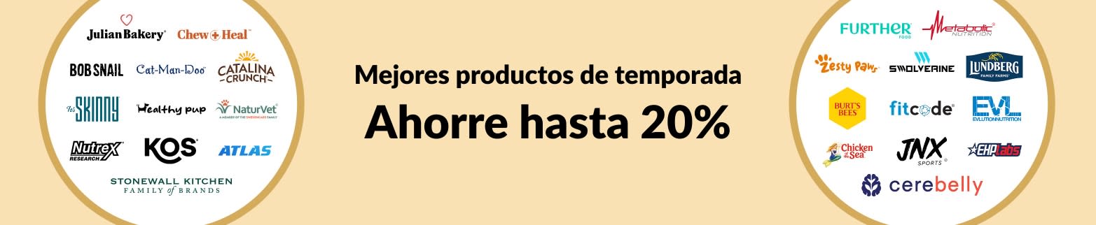 Ahorre hasta 20% en los Mejores productos de temporada