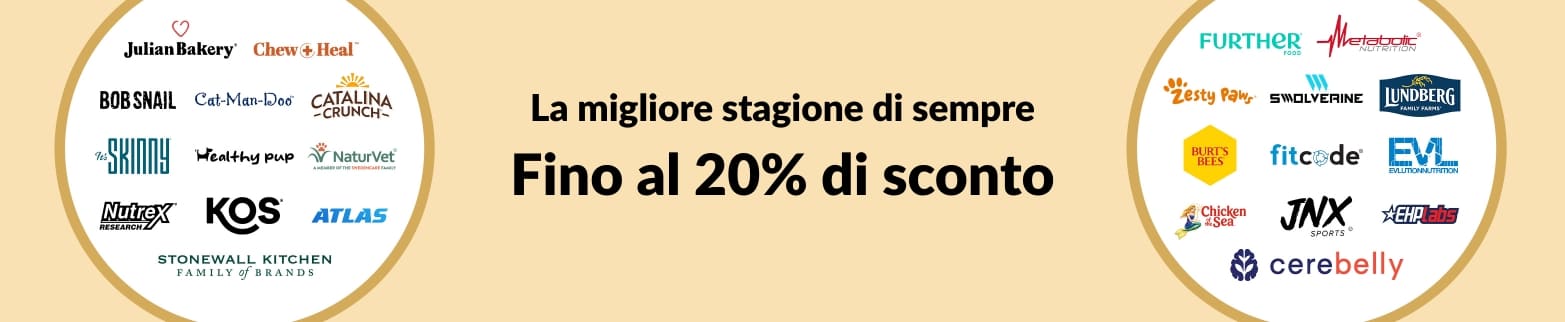 Fino al 20% di sconto - La migliore stagione di sempre