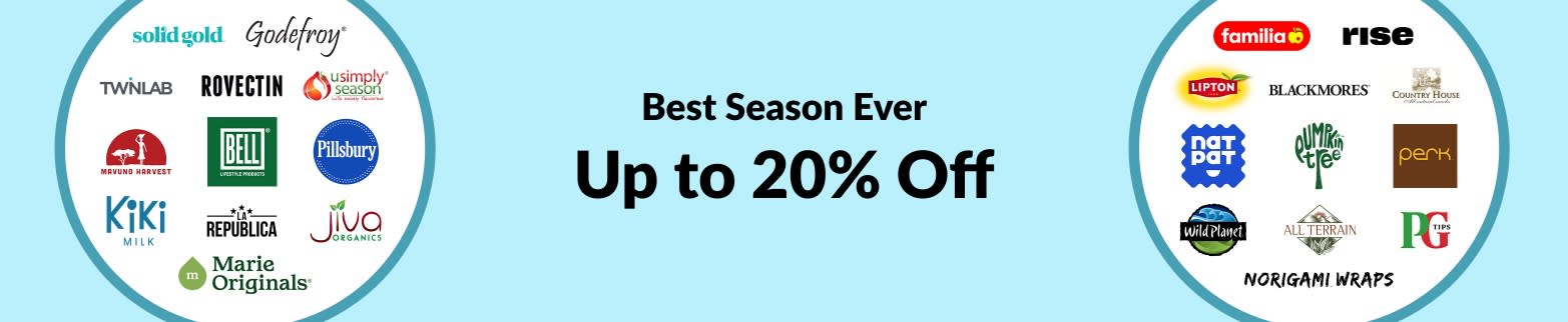 Up to 20% Off Best Season Ever