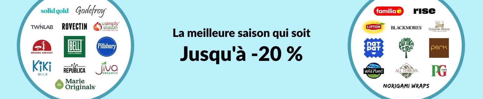 Jusqu'à 20 % de réduction - La meilleure saison qui soit