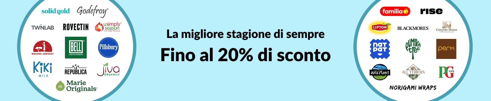 Fino al 20% di sconto - La migliore stagione di sempre