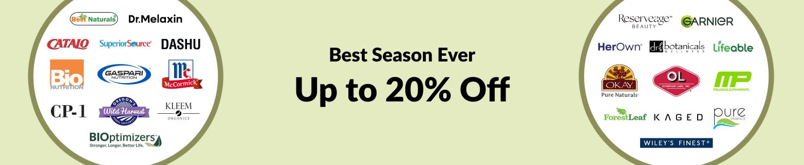 Up to 20% Off Best Season Ever