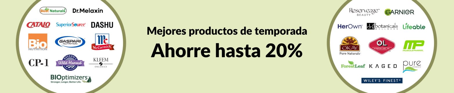 Ahorre hasta 20% en los Mejores productos de temporada
