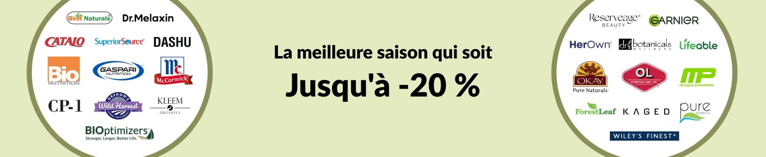 Jusqu'à 20 % de réduction - La meilleure saison qui soit