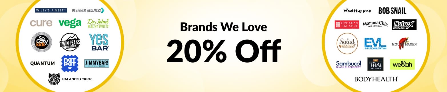 20% OFF BRANDS WE LOVE