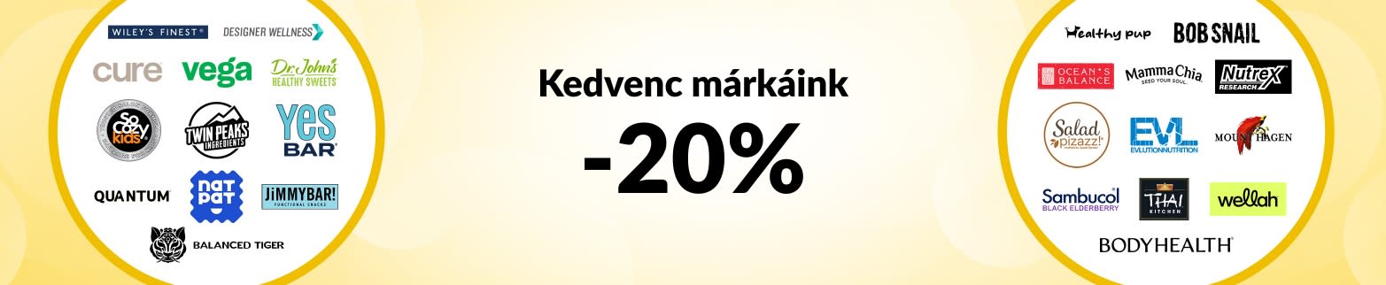 -20% KEDVENC MÁRKÁINKRA