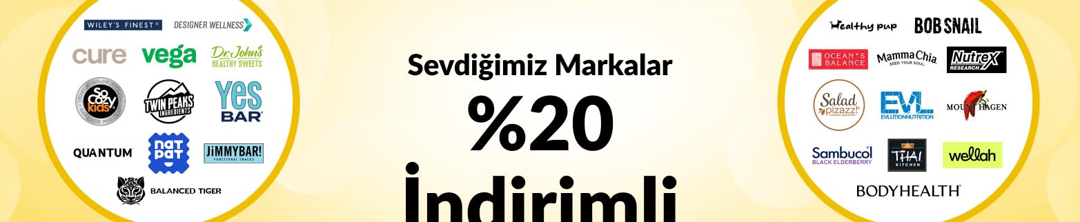 SEVDİĞİMİZ MARKALAR %20 İNDİRİMLİ