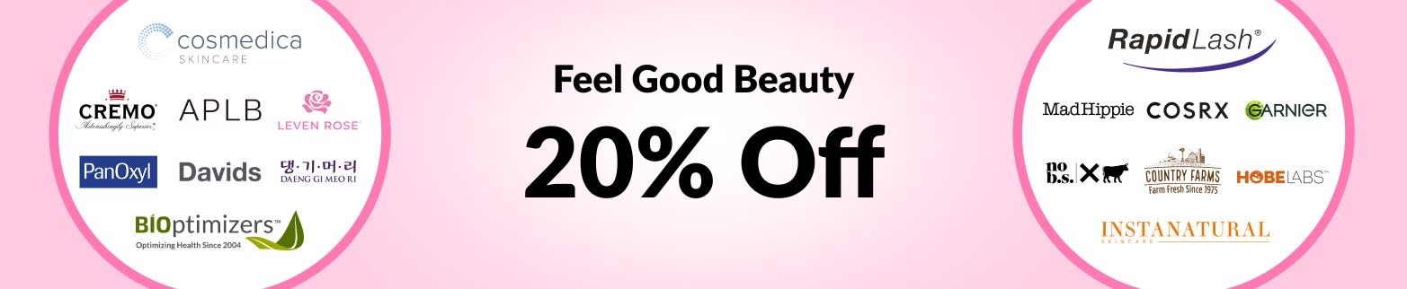 20% OFF FEEL GOOD BEAUTY