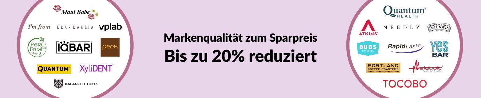 Bis zu 20% Rabatt auf Top-Marken bei iHerb: Quantum, Atkins, Dear Dahlia, IQBAR, Petal Fresh, Tocobo & mehr.