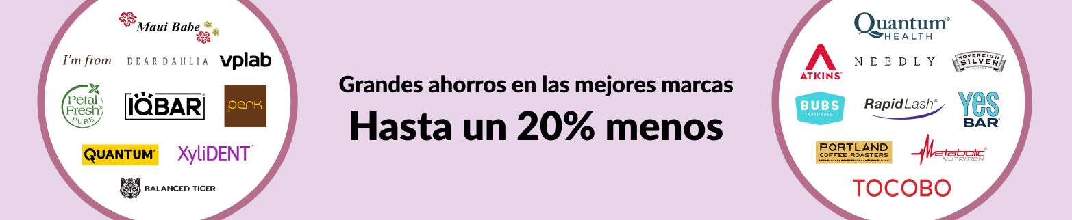 Hasta un 20% menos en las mejores marcas de iHerb: Quantum, Atkins, Dear Dahlia, IQBAR, Petal Fresh, Tocobo ¡y más!