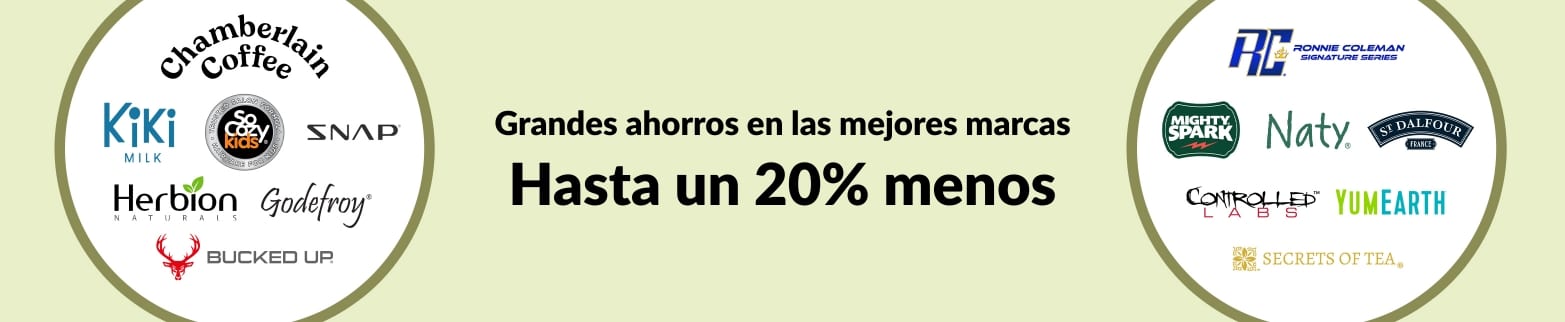 Hasta un 20% menos en las mejores marcas en iHerb.