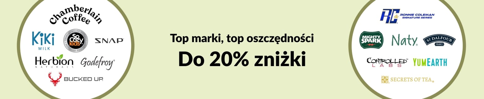 Do 20% zniżki na najlepsze marki w iHerb