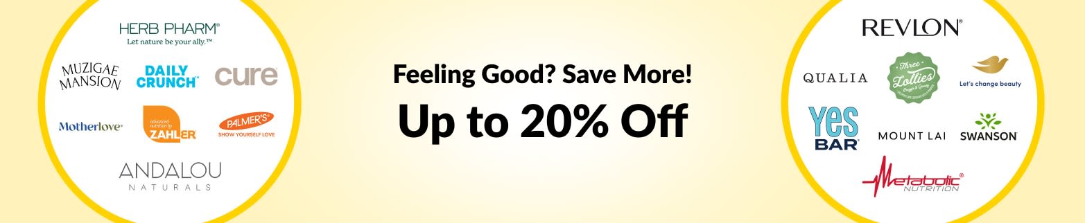 Up to 20% Off Wellness Sale