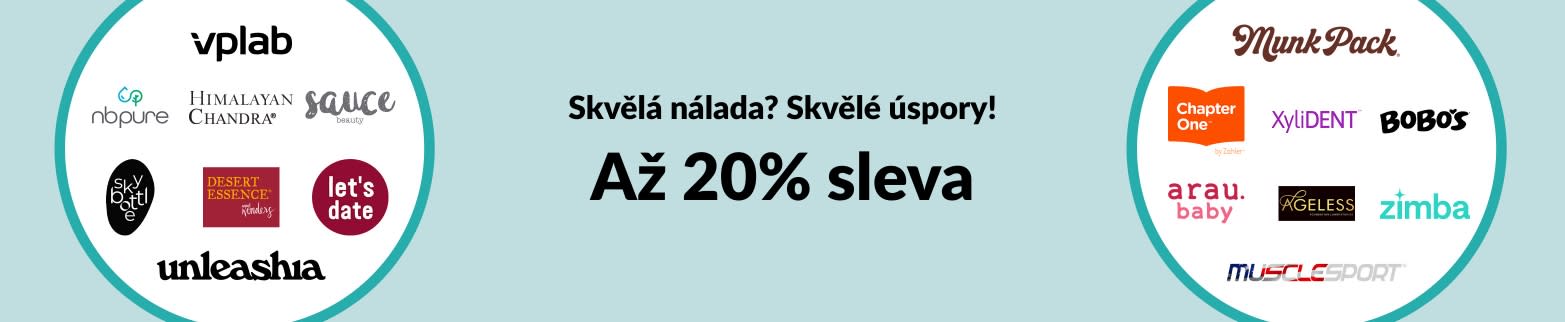 Až 20% sleva – výprodej produktů