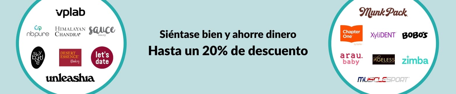 Ahorre hasta un 20% en bienestar