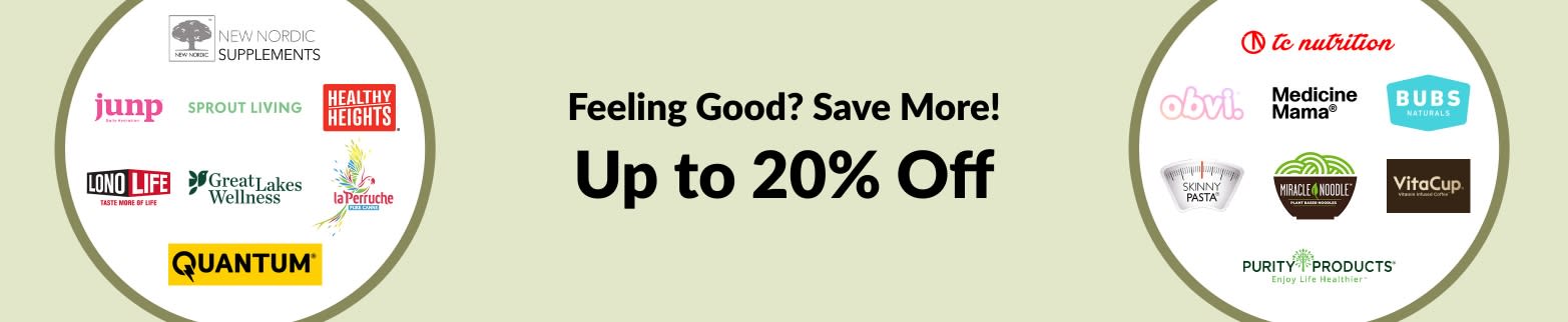 Up to 20% Off Wellness Sale
