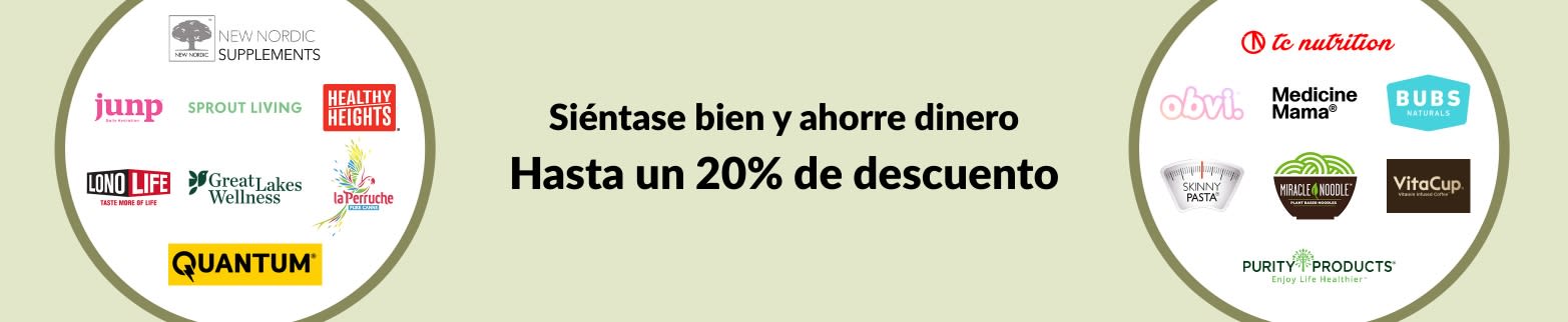 Ahorre hasta un 20% en bienestar