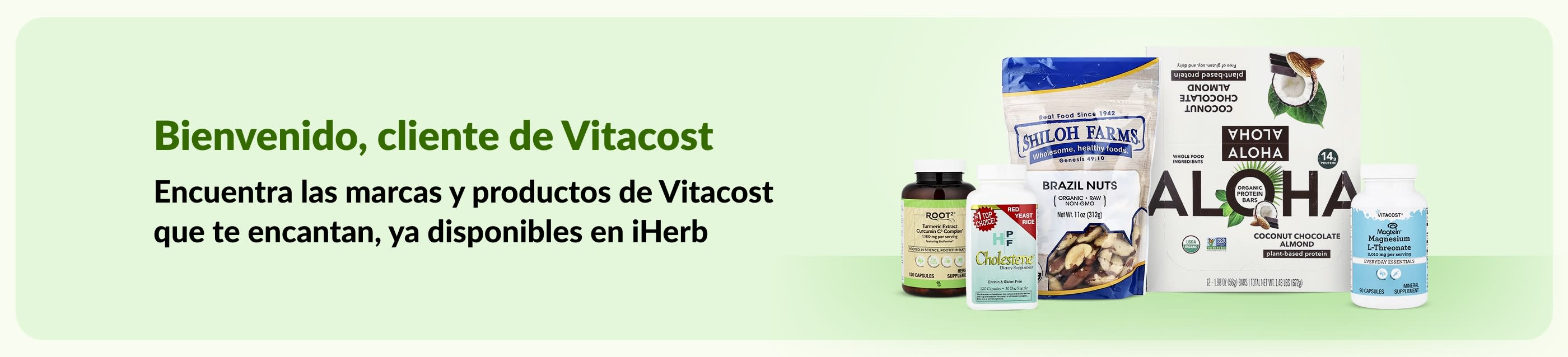 Bienvenido, cliente de Vitacost. Encuentra tus marcas favoritas de Vitacost ya disponibles en iHerb.