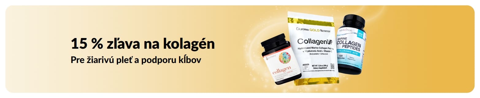iHerb baner ponúkajúci 15 % zľavu na kolagén.