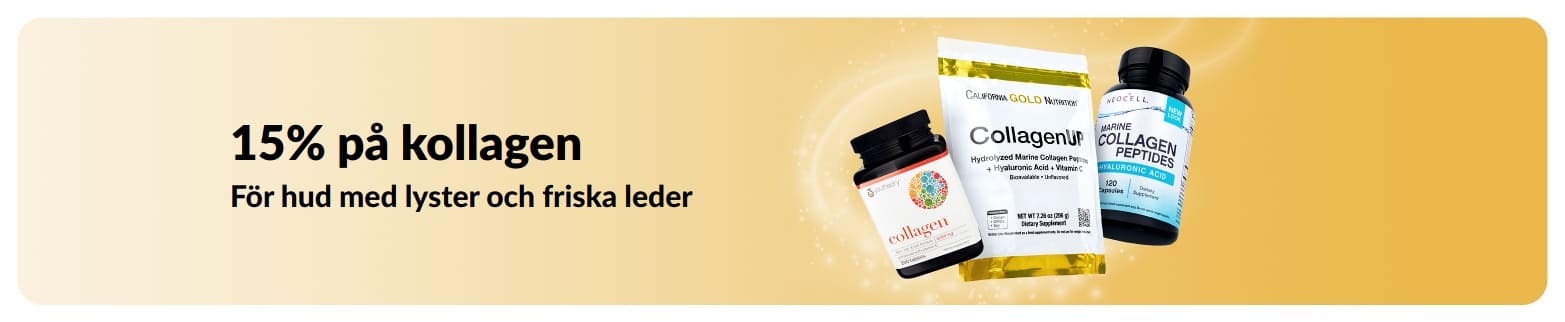 iHerb-banner som erbjuder 15% på kollagen.