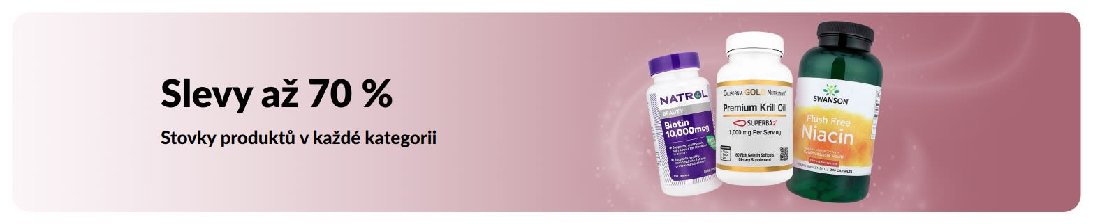 Banner propagující slevy až 70 %
