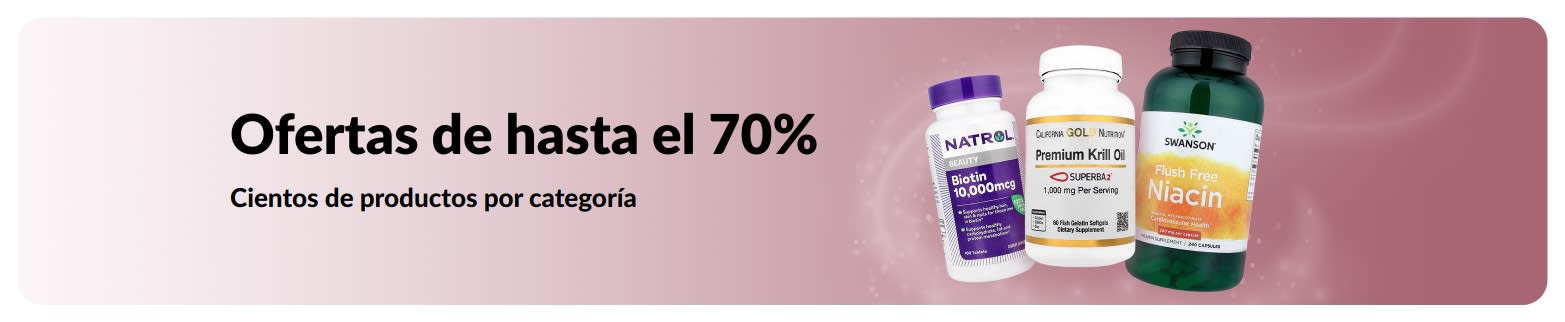 Banner que promociona ofertas de hasta el 70%