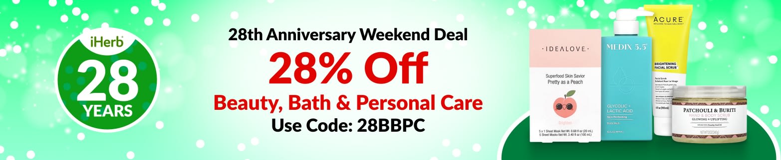 BEAUTY & PERSONAL CARE 28% OFF WITH CODE: 28BBPC