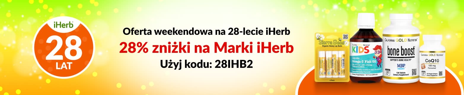 MARKI IHERB 28% ZNIŻKI Z KODEM: 28IHB2