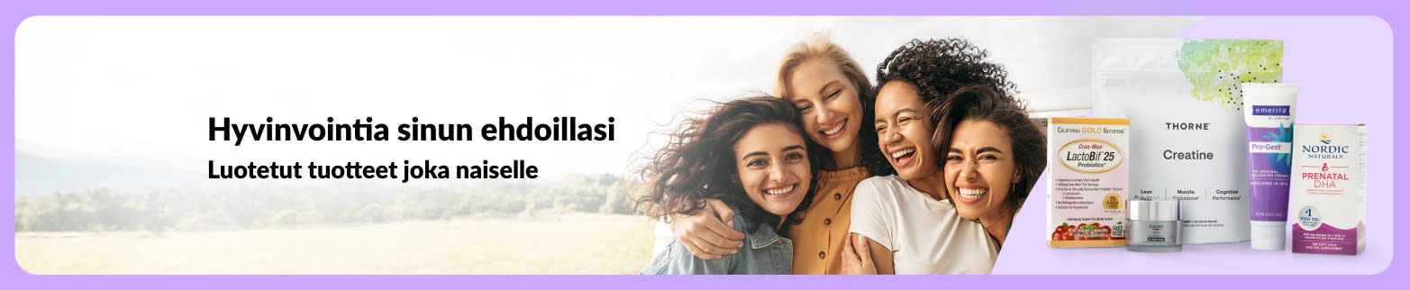 Banneri, jossa lukee ”Hyvinvointia sinun ehdoillasi