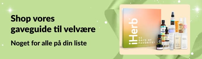 iHerb Gaveguide til velvære med nøje udvalgte gavesæt til selvpleje og skønhed, perfekt til alle på din liste.