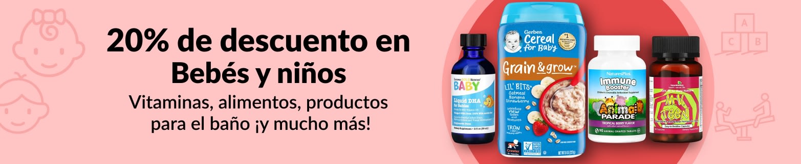 20% DE DESCUENTO EN BEBÉS Y NIÑOS