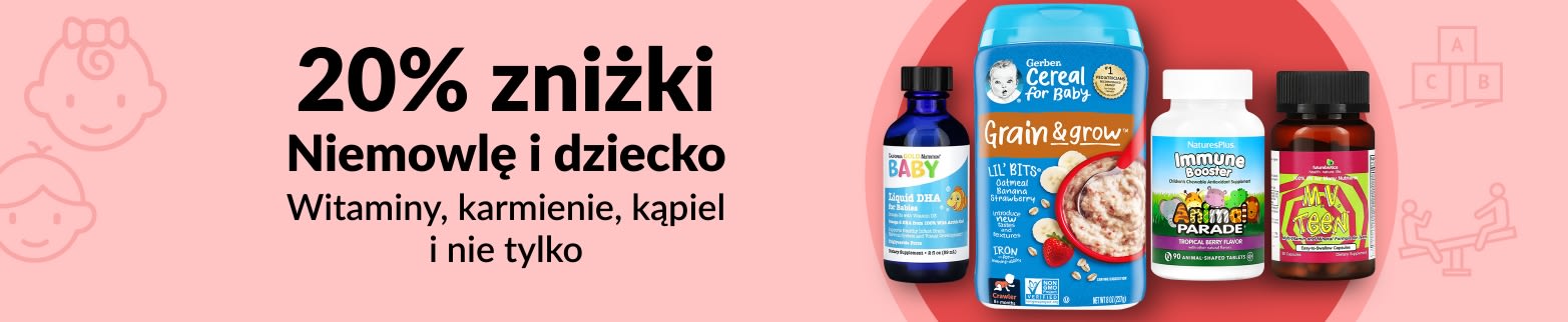 20% ZNIŻKI NA NIEMOWLĘ I DZIECKO