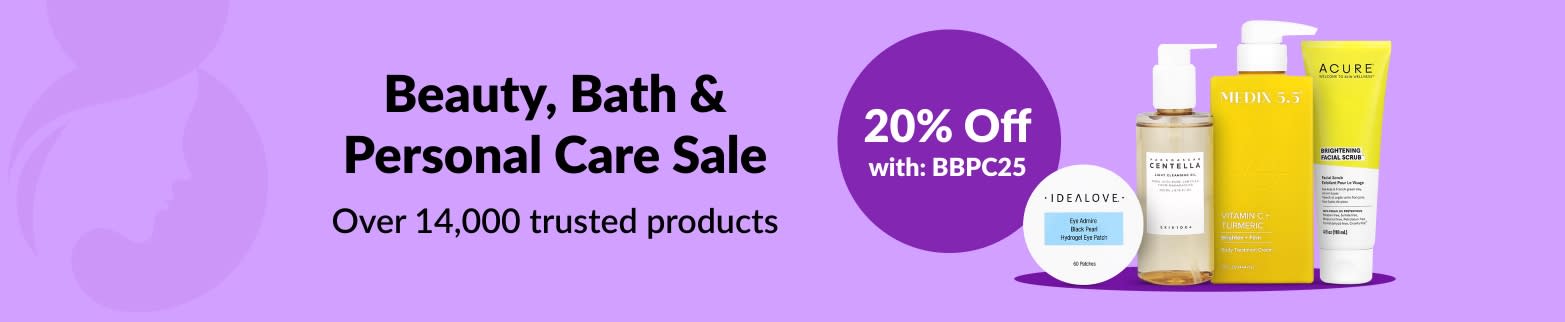 20% OFF BEAUTY, BATH, & MORE