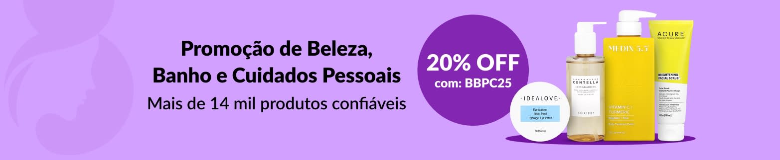 20% OFF BELEZA, BANHO E MAIS